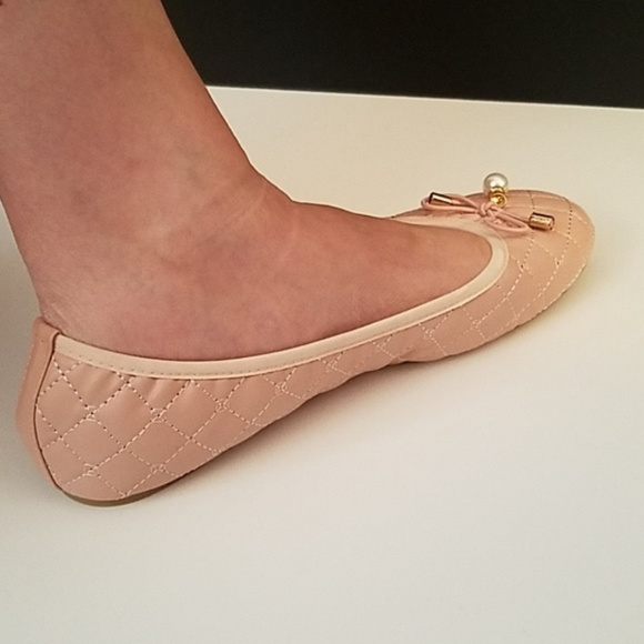 LAST ONE,,,,,,Gold Toe Blush Shoes - Picture 7 of 7